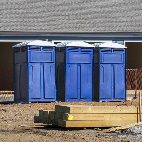 what is the maximum capacity for a single portable restroom in Fargo GA